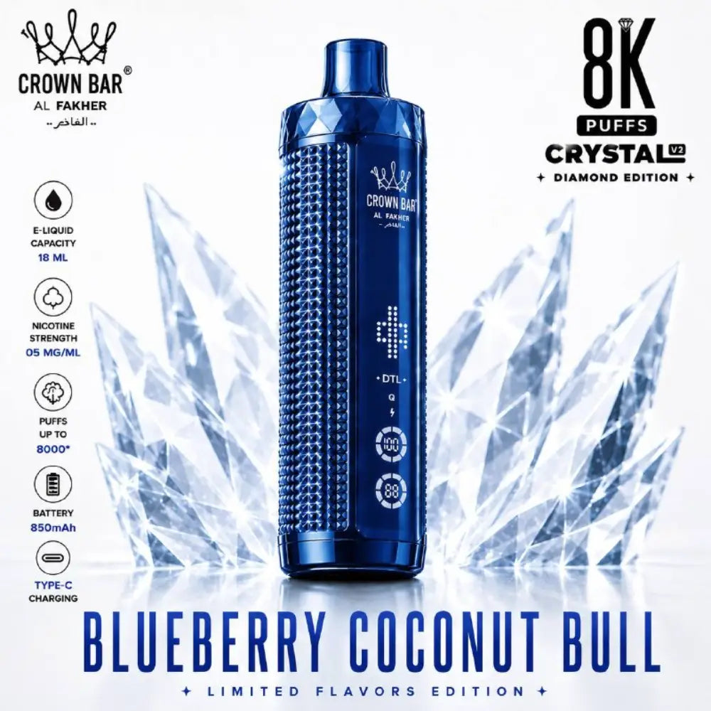 Al Fakher Vape 8000 Crystal V2 - Diamond Edition