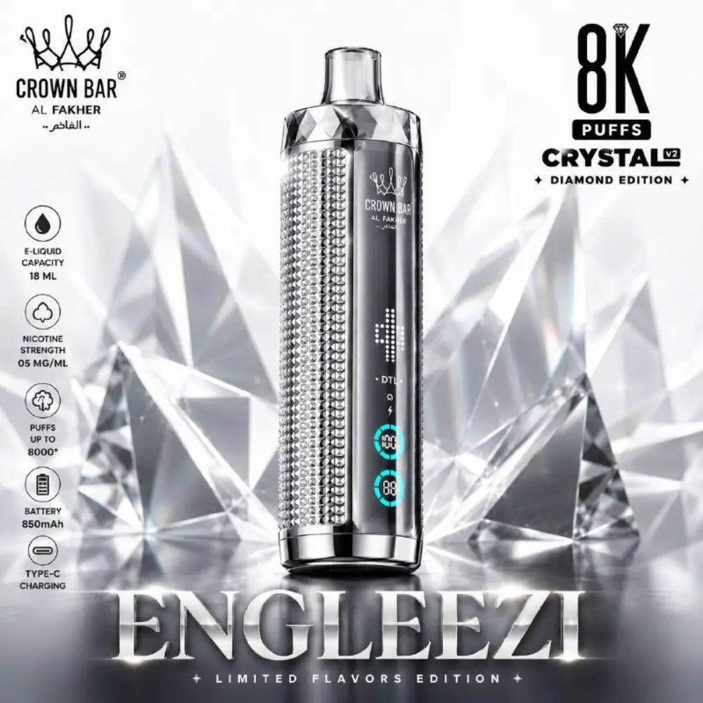 Al Fakher Vape 8000 Crystal V2 - Diamond Edition
