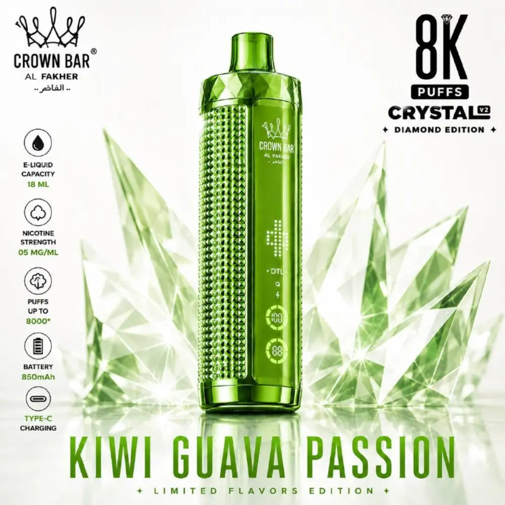 Al Fakher Vape 8000 Crystal V2 - Diamond Edition