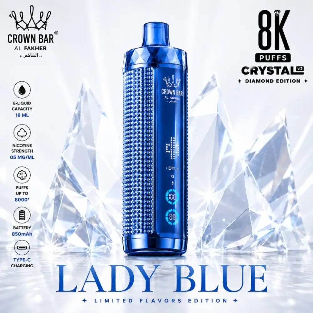 Al Fakher Vape 8000 Crystal V2 - Diamond Edition