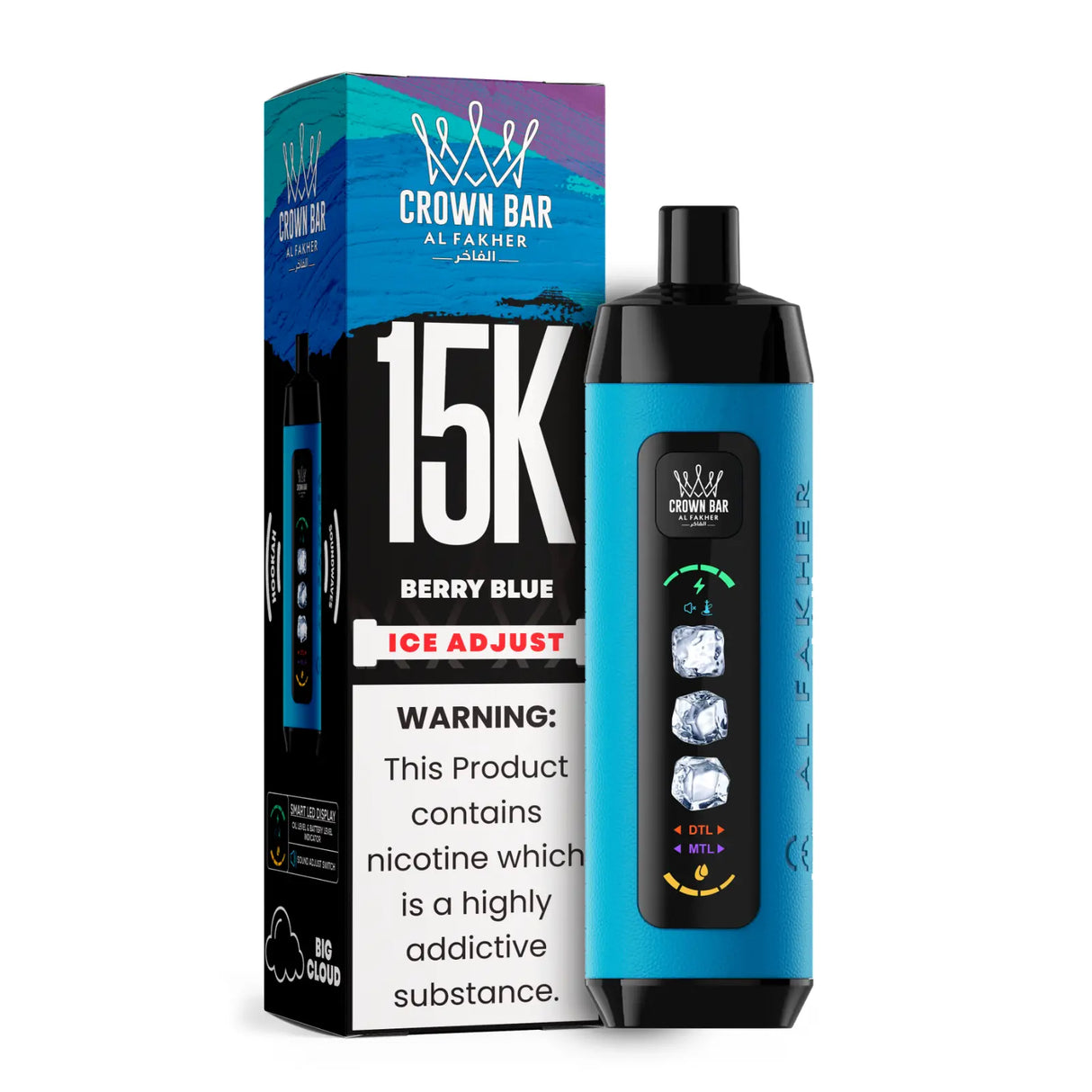 Al Fakher Vape 15000 Ice Crown Vape Al Fakher Vape 15000 Ice Crown Vape