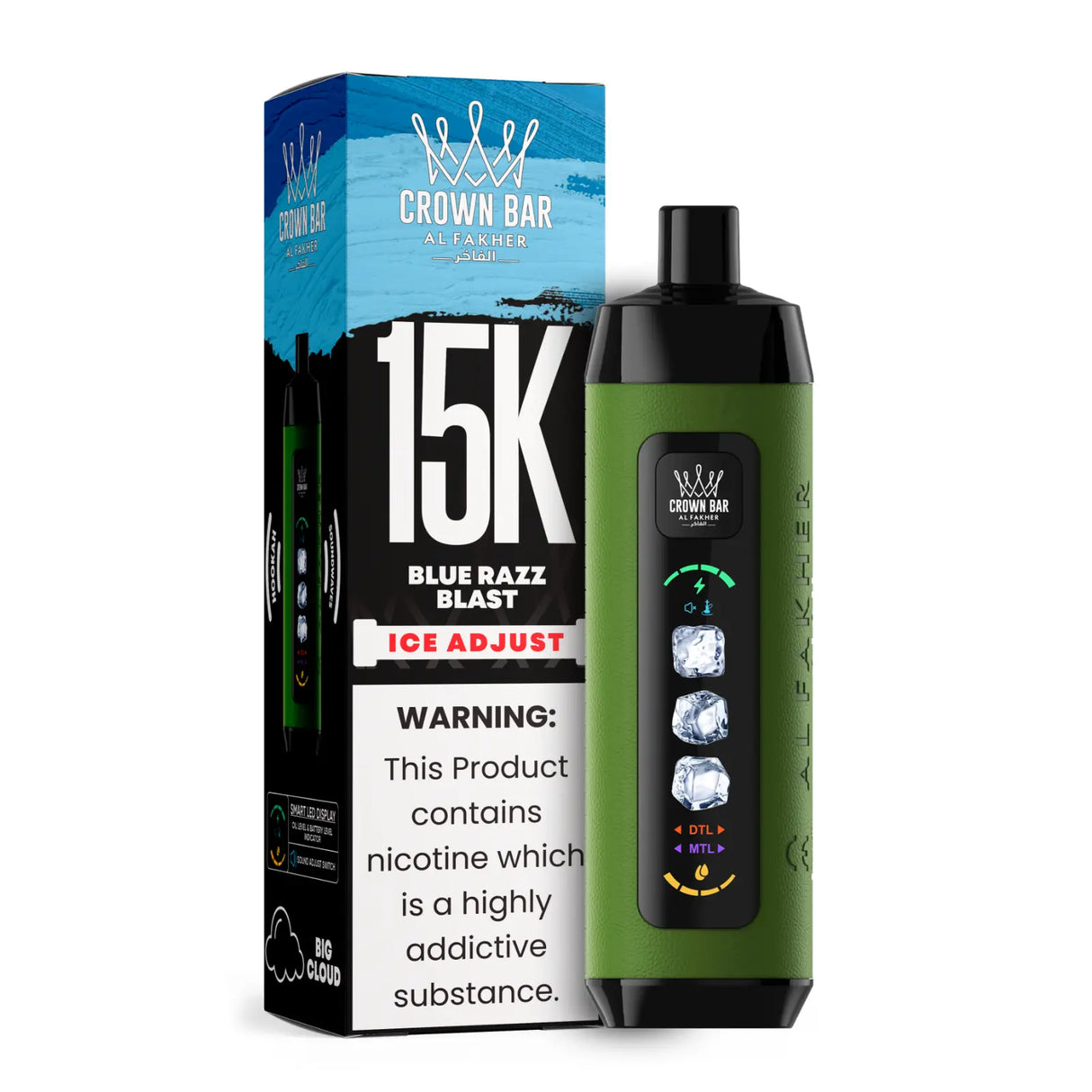 Al Fakher Vape 15000 Ice Crown Vape Al Fakher Vape 15000 Ice Crown Vape
