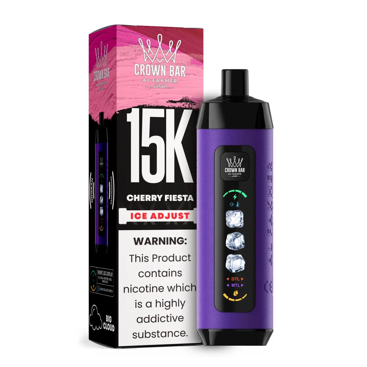 Al Fakher Vape 15000 Ice Crown Vape Al Fakher Vape 15000 Ice Crown Vape