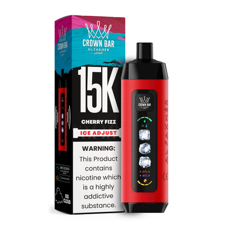 Al Fakher Vape - Crown Bar 15000 Ice - Cherry Fizz