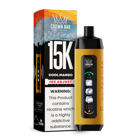 Al Fakher Vape - Crown Bar 15000 Ice - Cool Mango