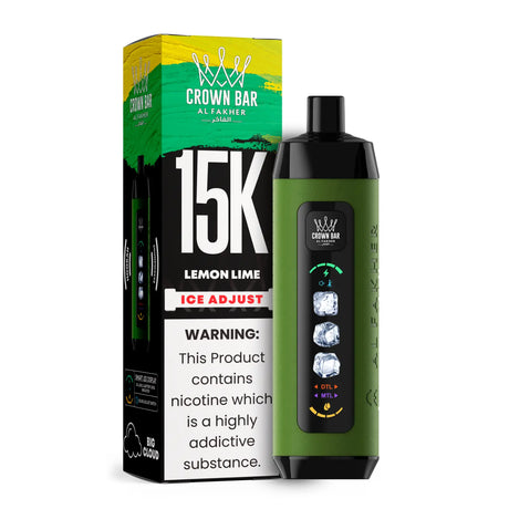Al Fakher Vape - Crown Bar 15000 Ice - Lemon Lime