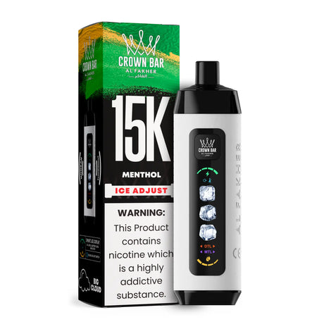 Al Fakher Vape - Crown Bar 15000 Ice - Menthol