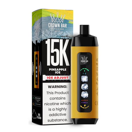 Al Fakher Vape - Crown Bar 15000 Ice - Pineapple Ice
