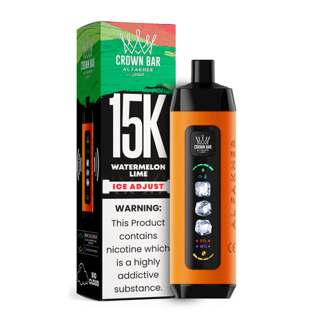 Al Fakher Vape - Crown Bar 15000 Ice - Watermelon Lime