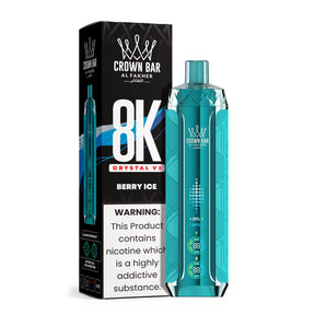al fakher vape - 8000  crystal  V2 - berry ice