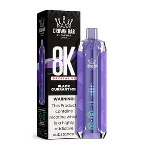 al fakher vape - 8000  crystal  V2 - black currant ice