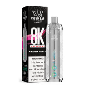 al fakher vape - 8000  crystal  V2 -  cherry fiesta