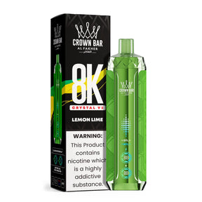 al fakher vape - 8000  crystal  V2 - lemon lime