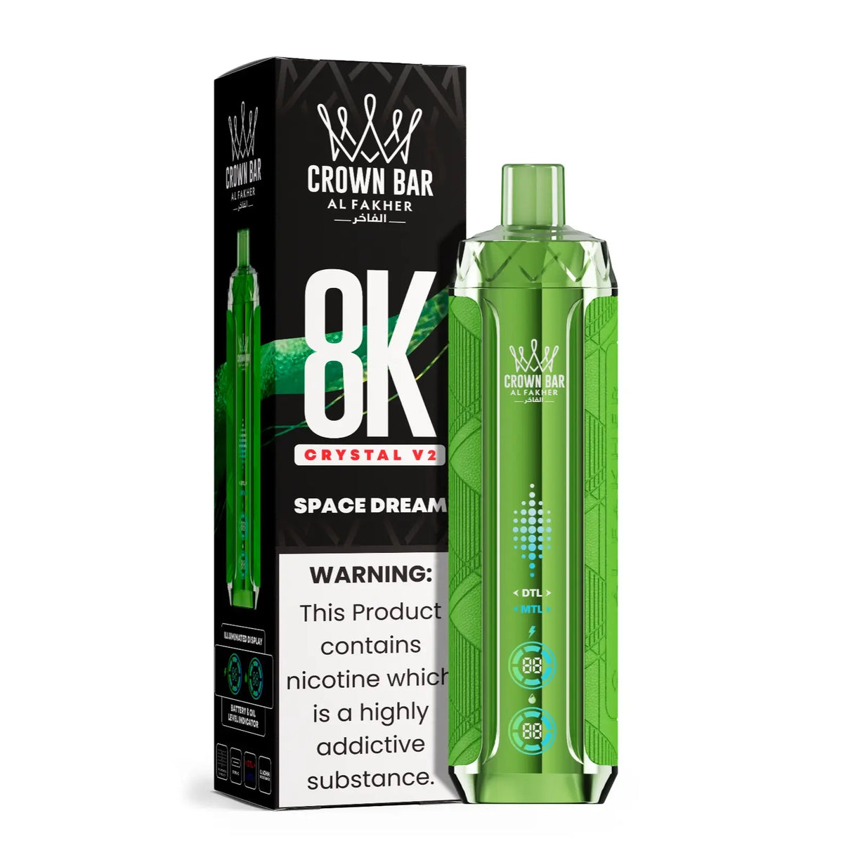 Al Fakher Vape 8000 Al Fakher - Crown Bar Disposable Vape (8,000 Puffs) | UAE, KSA Saudi Arabia Al Fakher Vape 8000 Al Fakher - Crown Bar Disposable Vape (8,000 Puffs) | UAE, KSA Saudi Arabia