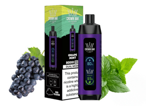 al fakher vape - 8000 dual mode - grape mint