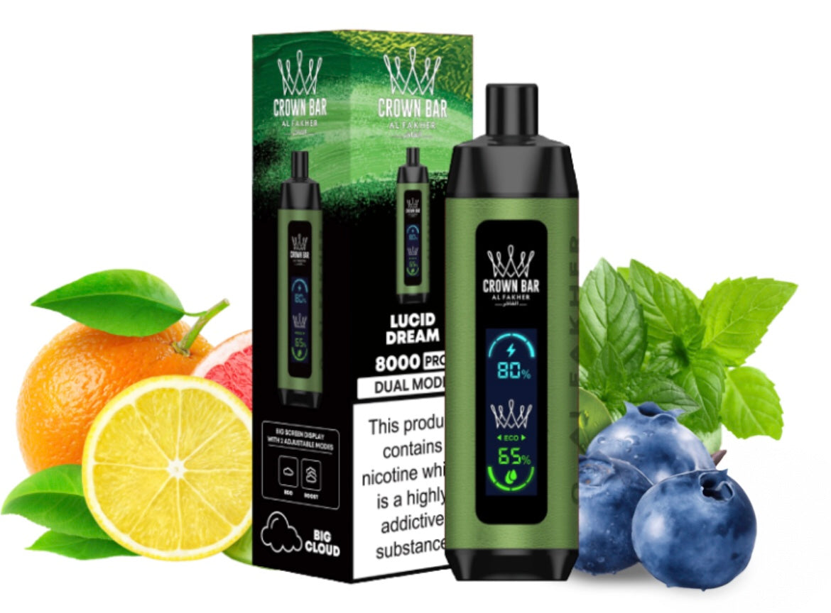 al fakher vape - 8000  dual mode - space dream