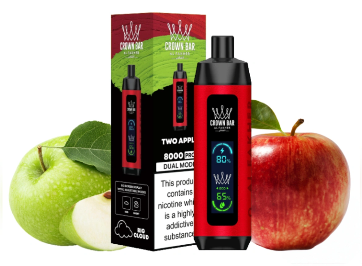 al fakher vape - 8000 dual mode - two apple