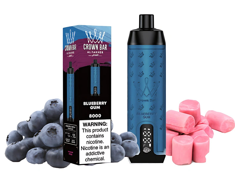 al fakher vape - 8000 pro - blueberry gum