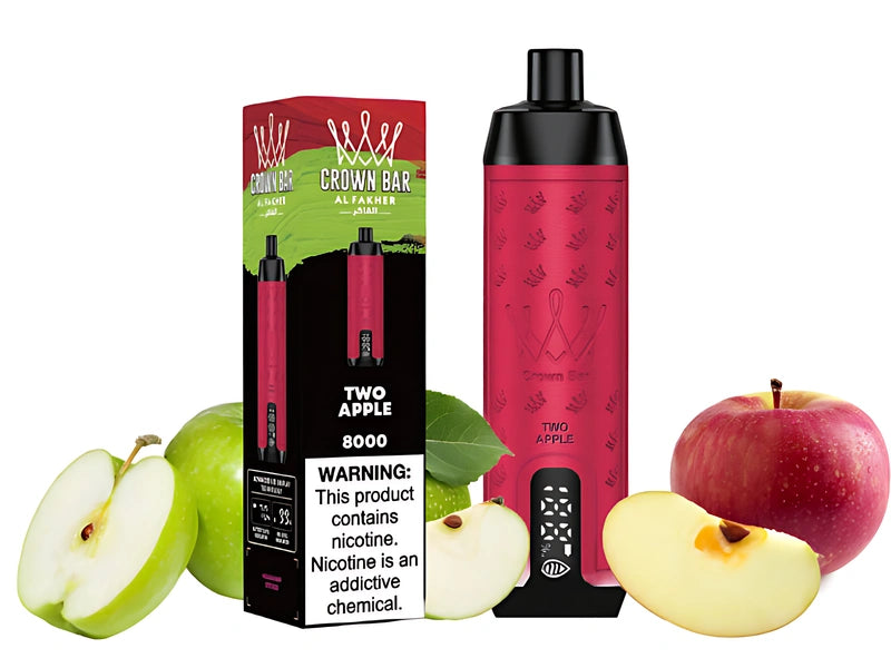 al fakher vape - 8000 pro - two apple