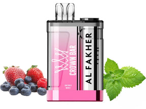 al fakher vape - 9000 crystal - berry mint