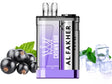 al fakher vape - 9000 crystal - blackcurrant ice