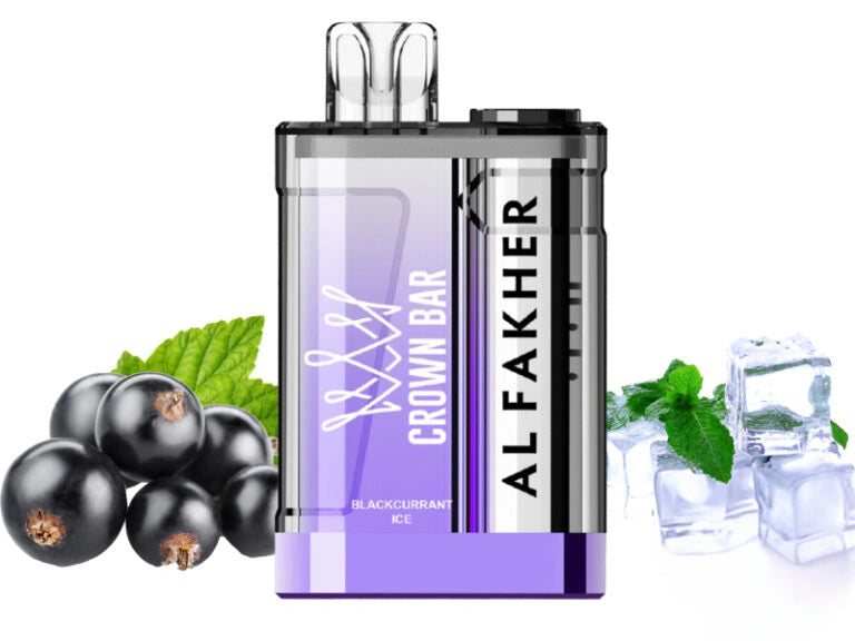 al fakher vape - 9000 crystal - blackcurrant ice
