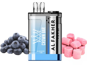 al fakher vape - 9000 crystal - blueberry gum