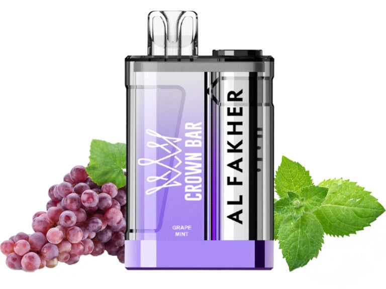 al fakher vape - 9000 crystal - grape mint
