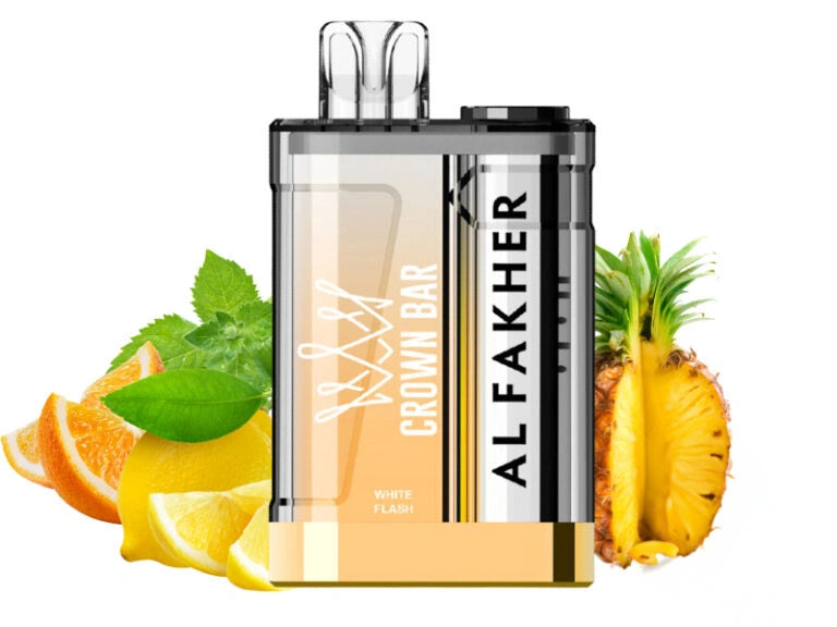 al fakher vape - 9000 crystal - white flash