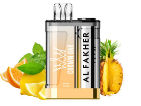 al fakher vape - 9000 crystal - white flash