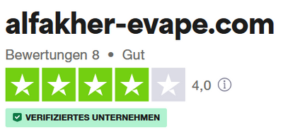 Al Fakher Vape Trustpilot Bewertung - alfakher-evape.com