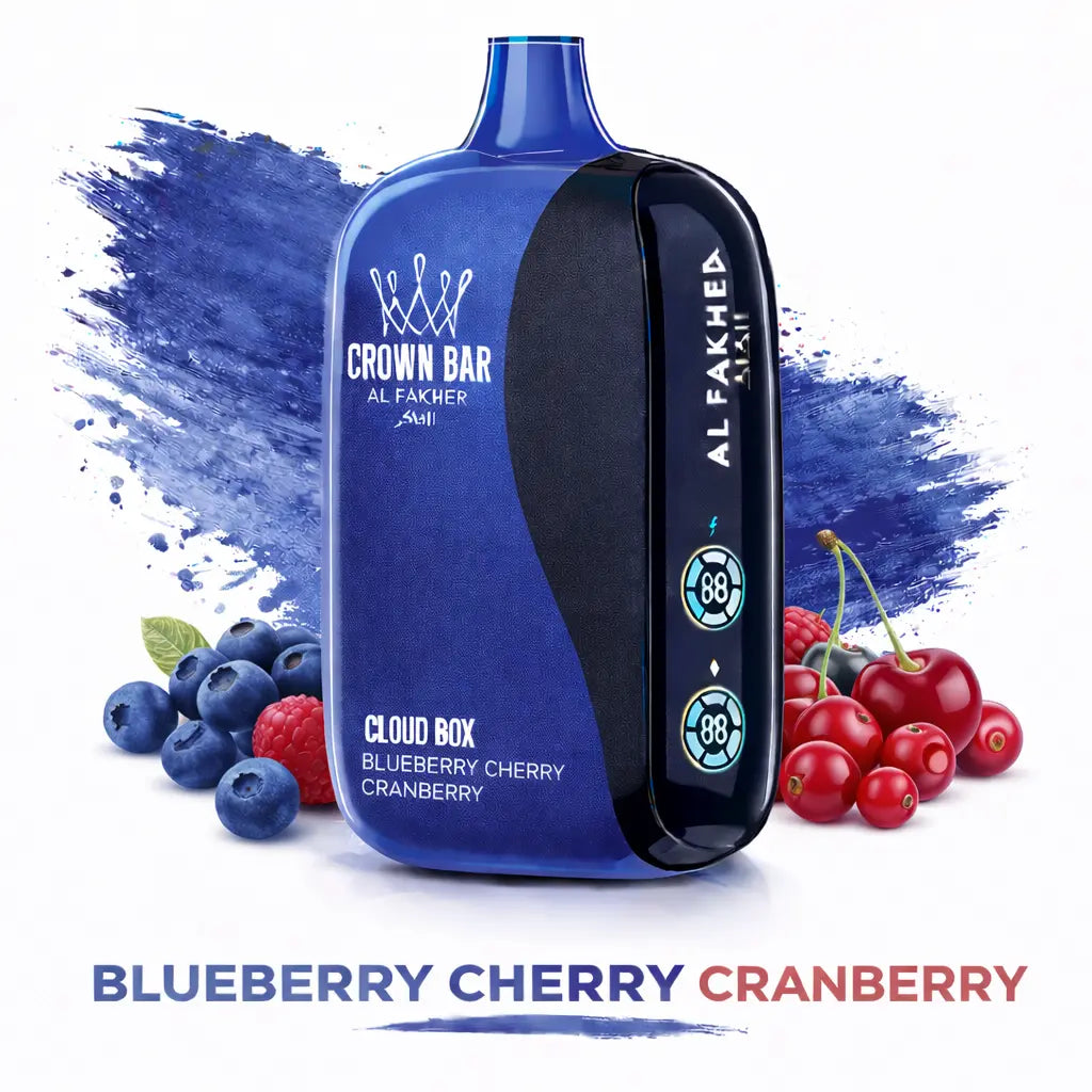 al fakher 12k cloud box - blueberry cherry cranberry