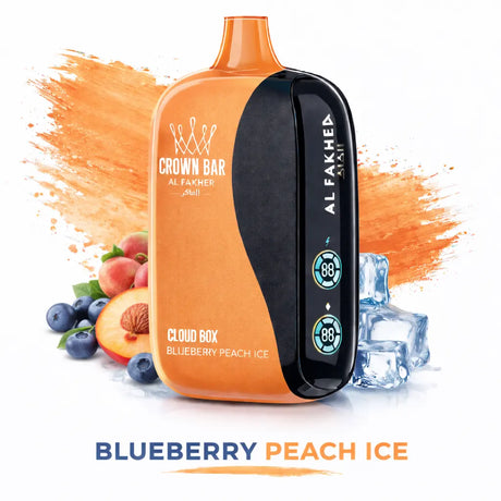 al fakher 12k cloud box - blueberry peach ice