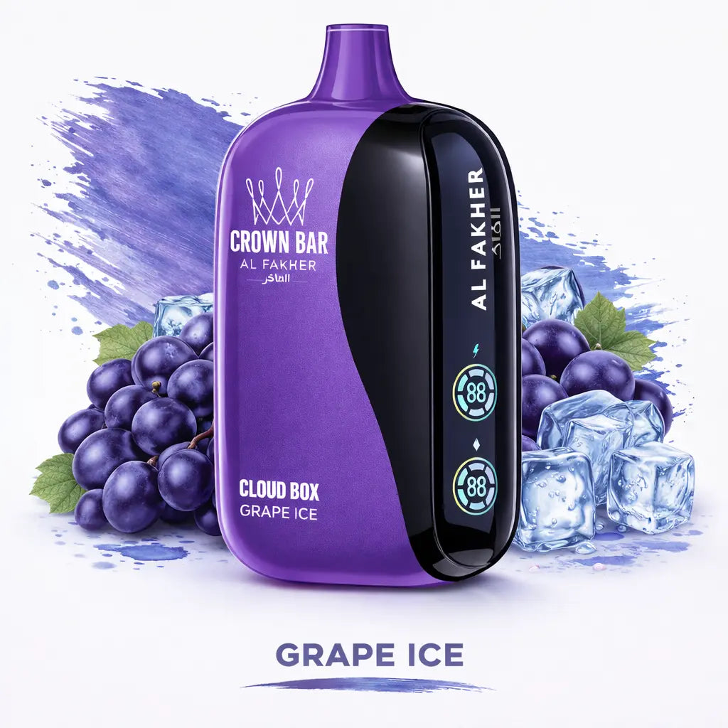 al fakher 12k cloud box - grape ice
