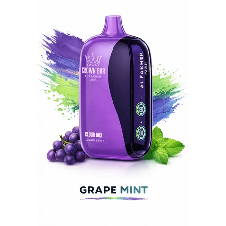 al fakher 12k cloud box - grape mint
