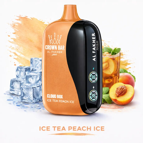 al fakher 12k cloud box - ice tea peach ice
