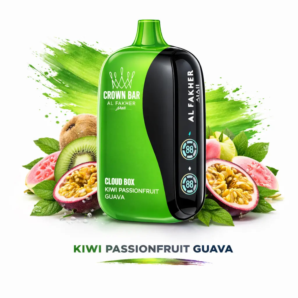 al fakher 12k cloud box - kiwi passionfruit guava