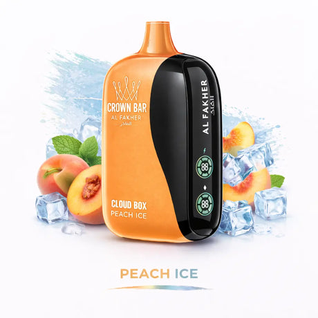 al fakher 12k cloud box - peach ice