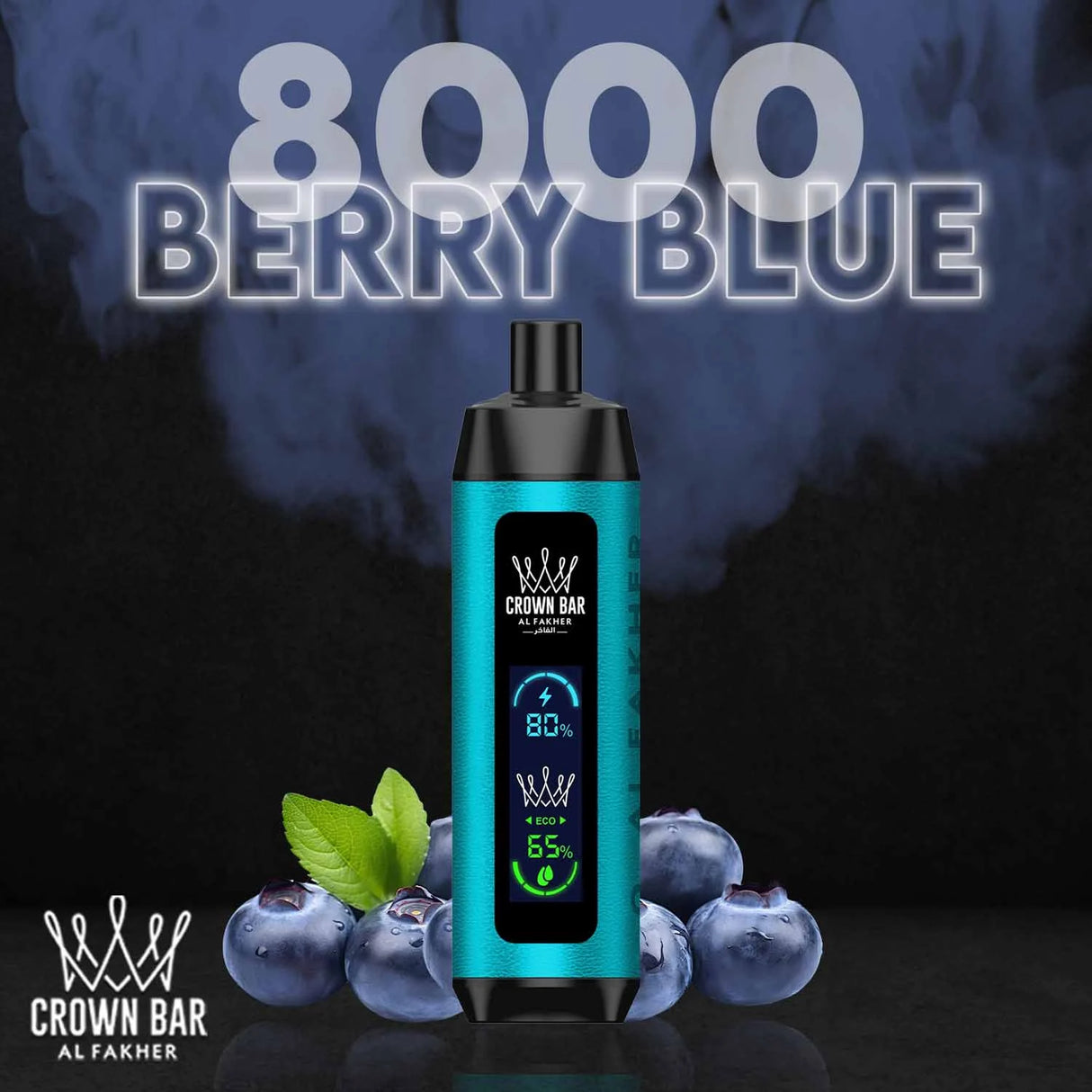 Al Fakher Vape 8000 Dual Mode Pro - Berry Blue