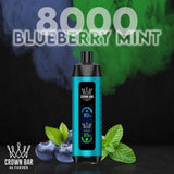 Al Fakher Vape 8000 Dual Mode Pro - Blueerry Mint