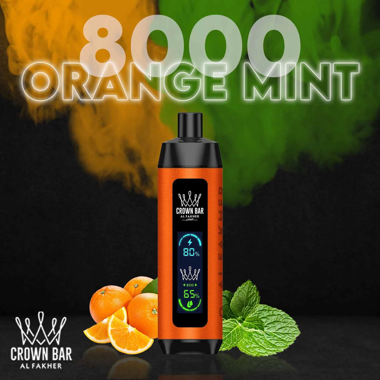 Al Fakher Vape 8000 Dual Mode Pro - Orange Mint