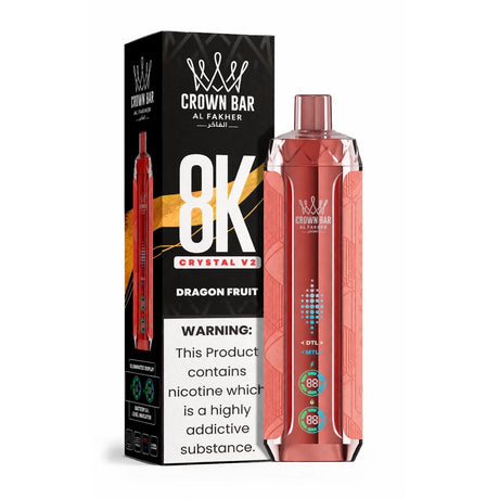 Al Fakher Vape 8000 Crystal v2 - Dragon Fruit